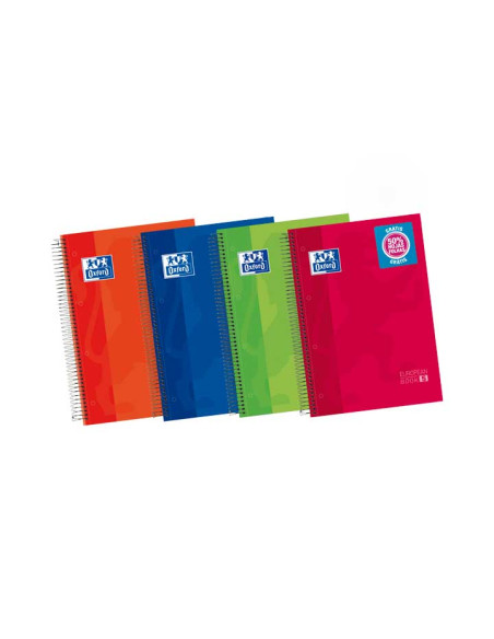 CUADERNO OXFORD CLASSIC EUROPEANBOOK 5 A4 120h TAPA EXTRADURA COLORES VIVOS