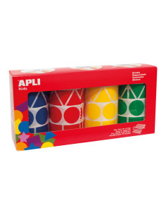 PACK 4 ROLLOS GOMETS XL APLI FIGURAS GEOMÉTRICAS 1