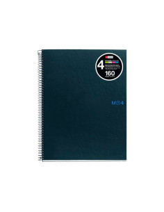 CUADERNO MIQUEL RIUS NOTEBOOK 4 A5 5x5 BASIC GRAFITO