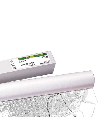 ROLLO PAPEL PLOTTER FABRISA COPIA DE PLANOS 914cmx175m