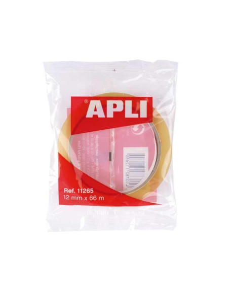 ROLLO CINTA ADHESIVA APLI 12 mm x 66 m