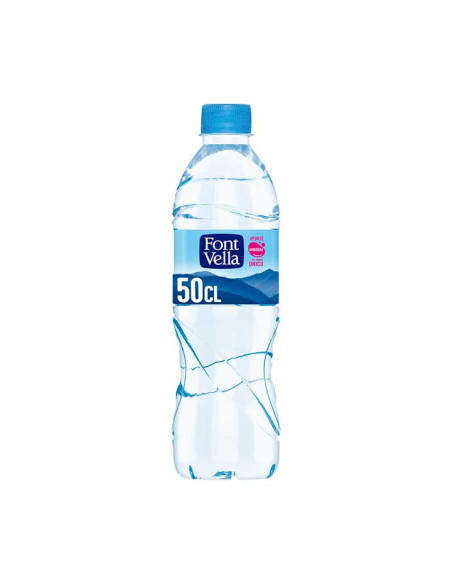 PACK 24 BOTELLAS AGUA FONT VELLA 50 cl