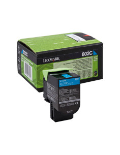 LEXMARK 802C TONER RETORNABLE CIAN 1K
