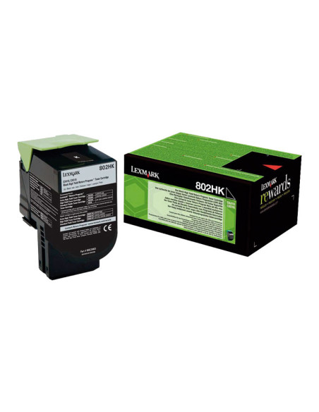 TÓNER ORIGINAL LEXMARK 802 ALTA CAPACIDAD