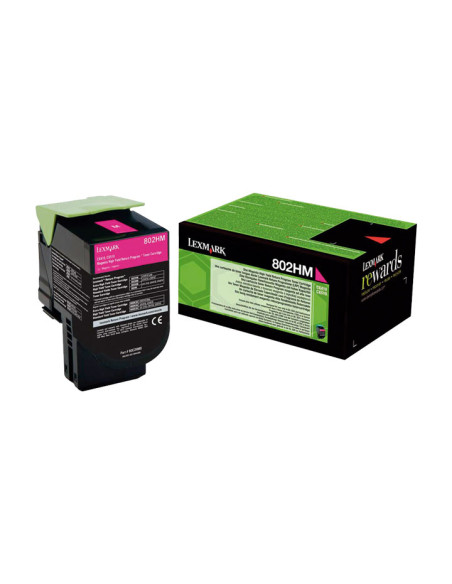 TÓNER ORIGINAL LEXMARK 802 ALTA CAPACIDAD
