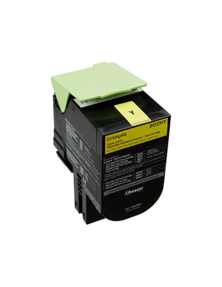 TÓNER ORIGINAL LEXMARK 802 ALTA CAPACIDAD