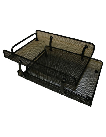 SET 2 BANDEJAS METALICAS MESH