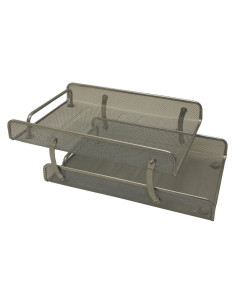 SET 2 BANDEJAS METALICAS MESH