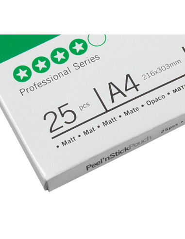 CAJA 100 CARTERAS GBC AUTOADHESIVAS