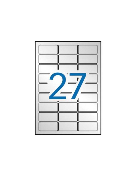 CAJA 20h ETIQUETAS APLI POLIÉSTER 635x29mm PARA EXTERIOR