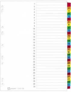 SEPARADORES AVERY 31 POSICIONES