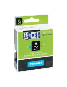 CINTA ROTULAR DYMO D1 19mm FONDO BLANCO