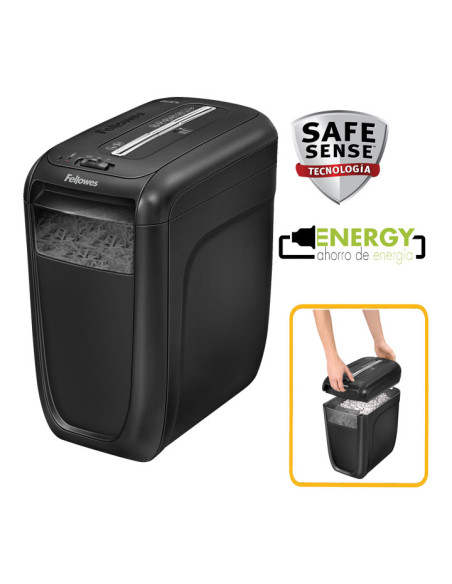 DESTRUCTORA FELLOWES 60Cs 10h PARTICULAS Nvseg3 - particula 4x50mm ancho 230mm dep22L