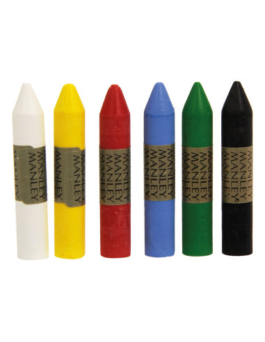 CAJA 6 CERAS MANLEY SURTIDAS