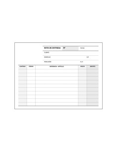 TALONARIO 50h APLI ENTREGAS 18 APAISADO TRIPLICADO CASTELLANO