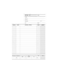 TALONARIO 50h APLI FACTURAS 14 TRIPLICADO CASTELLANO