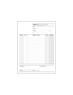 TALONARIO 50h APLI ALBARANES 14 TRIPLICADO CASTELLANO