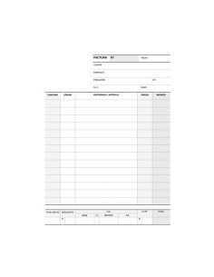 TALONARIO 50h APLI FACTURAS 14 DUPLICADO CATALÁN