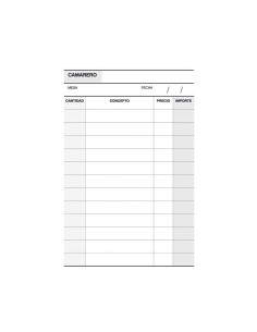 TALONARIO APLI CAMARERO BOLSILLO DUPLICADO