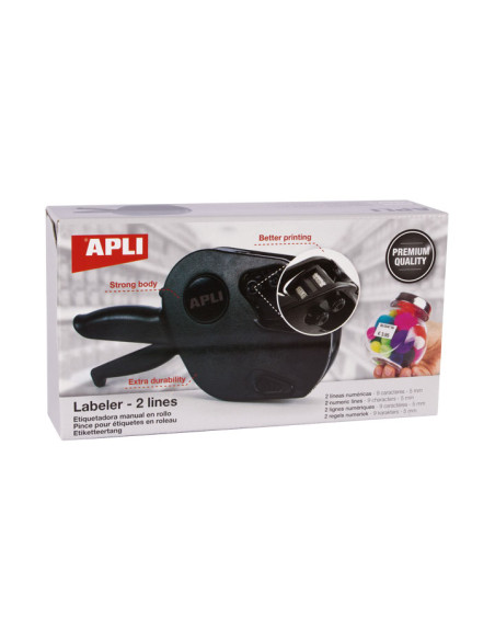 ETIQUETADORA APLI PREMIUM 2 LÍNEAS