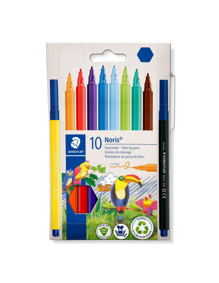 CAJA 10 ROTULADORES STAEDTLER NORIS 326