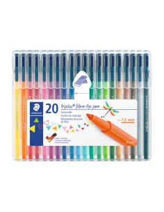 ESTUCHE 20 ROTULADORES STAEDTLER TRIPLUS COLOURS 323