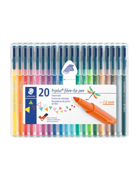 ESTUCHE 20 ROTULADORES STAEDTLER TRIPLUS COLOURS 323