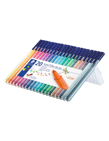 ESTUCHE 20 ROTULADORES STAEDTLER TRIPLUS COLOURS 323