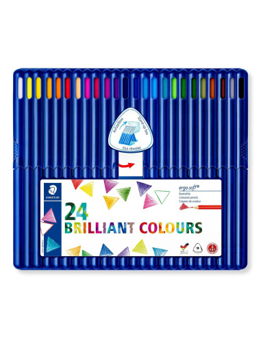 ESTUCHE 24 LÁPICES STAEDTLER ERGO SOFT