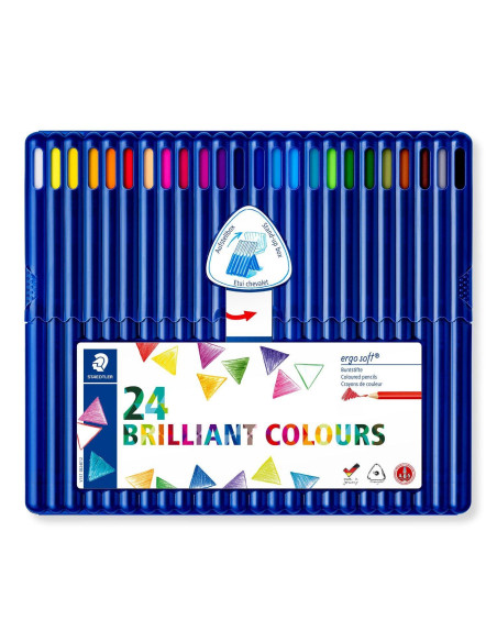 ESTUCHE 24 LÁPICES STAEDTLER ERGO SOFT