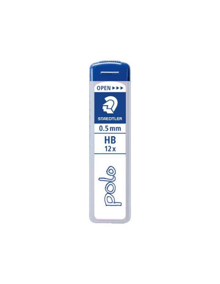 TUBO 12 MINAS STAEDTLER POLO 05mm HB