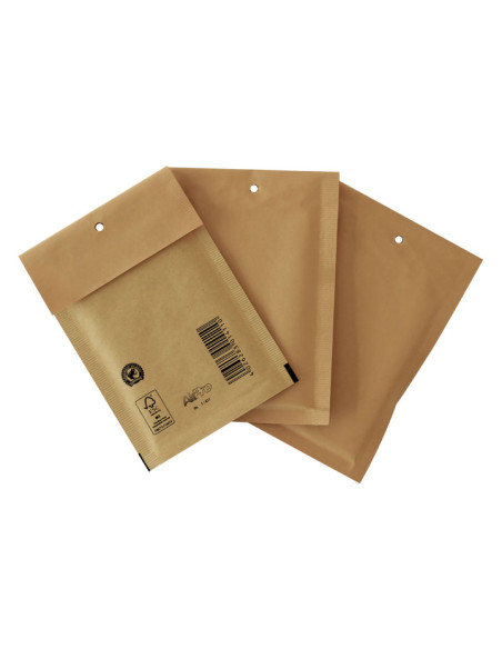 CAJA 100 BOLSAS ACOLCHADAS 180x265mm