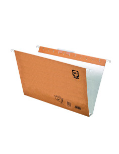CAJA 25 CARPETAS COLGANTES GIO CRISTAL KRAFT A4 30mm 2