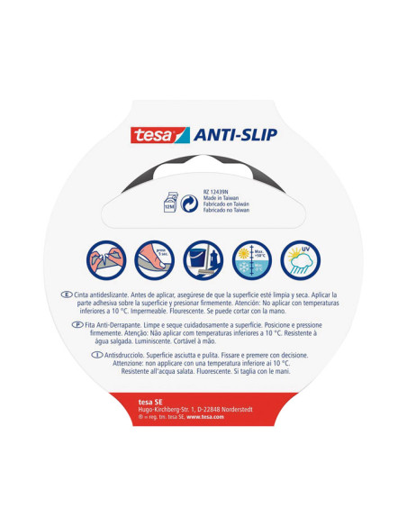 CINTA ADHESIVA DE SEGURIDAD TESA 25mm x 5m