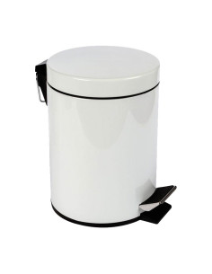 PAPELERA METÁLICA CON PEDAL 5L