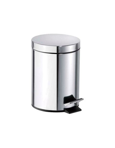 PAPELERA DE ACERO INOXIDABLE CON PEDAL 12L