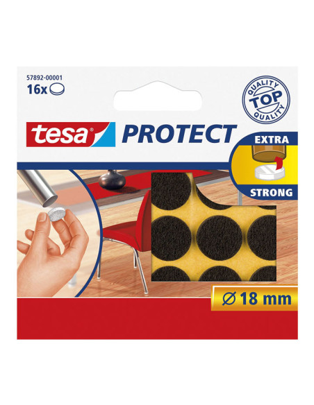 BLÍSTER 16 FIELTROS TESA ANTIRRASGUÑO Ø 18mm