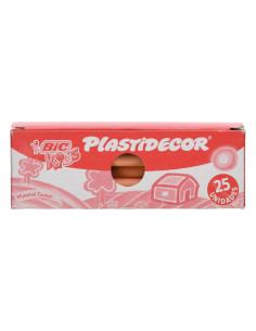 CAJA 25 LÁPICES DE CERA BIC KIDS PLASTIDECOR 2