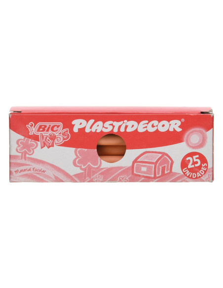 CAJA 25 LÁPICES DE CERA BIC KIDS PLASTIDECOR
