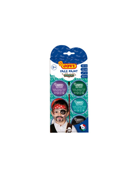 SET MAQUILLAJE CREMA JOVI 6 BOTES 8ml PIRATES