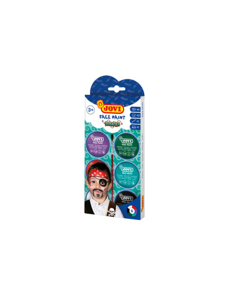 SET MAQUILLAJE CREMA JOVI 6 BOTES 8ml PIRATES