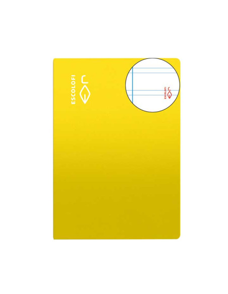 LIBRETA GRAPADA 50h ESCOLOFI A4 PAUTA 2,5 CON MARGEN