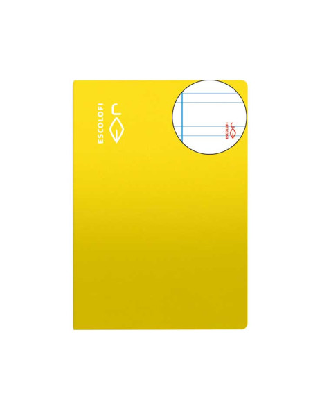 LIBRETA GRAPADA 50h ESCOLOFI A4 PAUTA 3,5 CON MARGEN