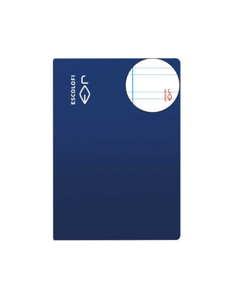 LIBRETA GRAPADA 50h ESCOLOFI A4 PAUTA 3,5 CON MARGEN