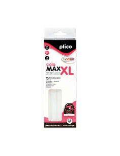 CAJA 12 BARRAS COLA PLICO MAX XL Ø 115mm x 200mm
