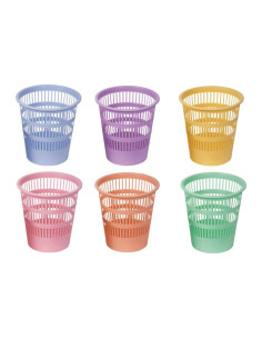 PAPELERA REJILLA FAIBO 12L COLORES PASTEL