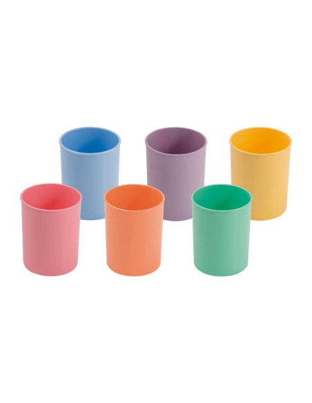 CUBILETE FAIBO COLORES PASTEL