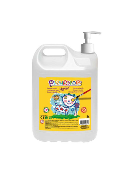 GARRAFA TÉMPERA LÍQUIDA PLAYCOLOR 5L