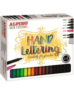 SET ROTULADORES ALPINO HAND LETTERING