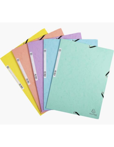 CARPETA CON GOMAS EXACOMPTA AQUAREL A4